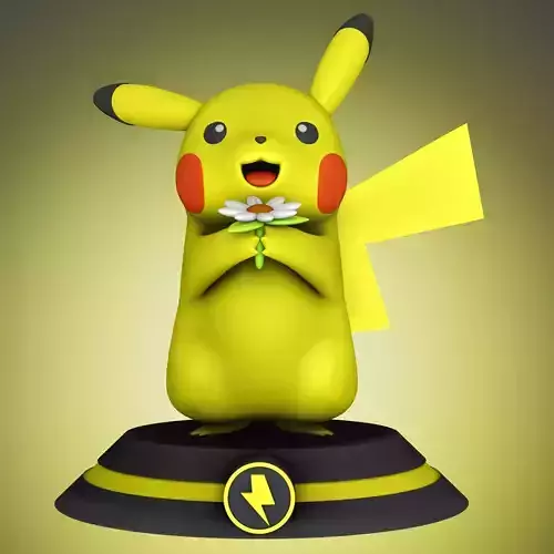 Pikachu - Pokemon 3D print model