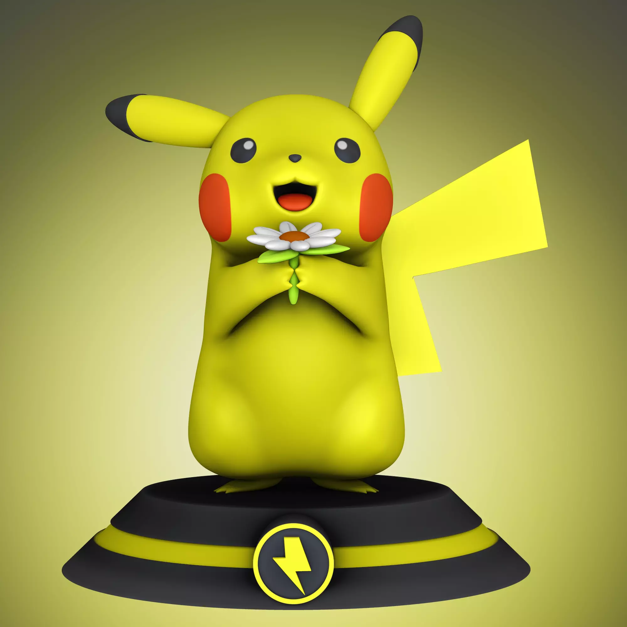 Pikachu - Pokemon 3D print model_0