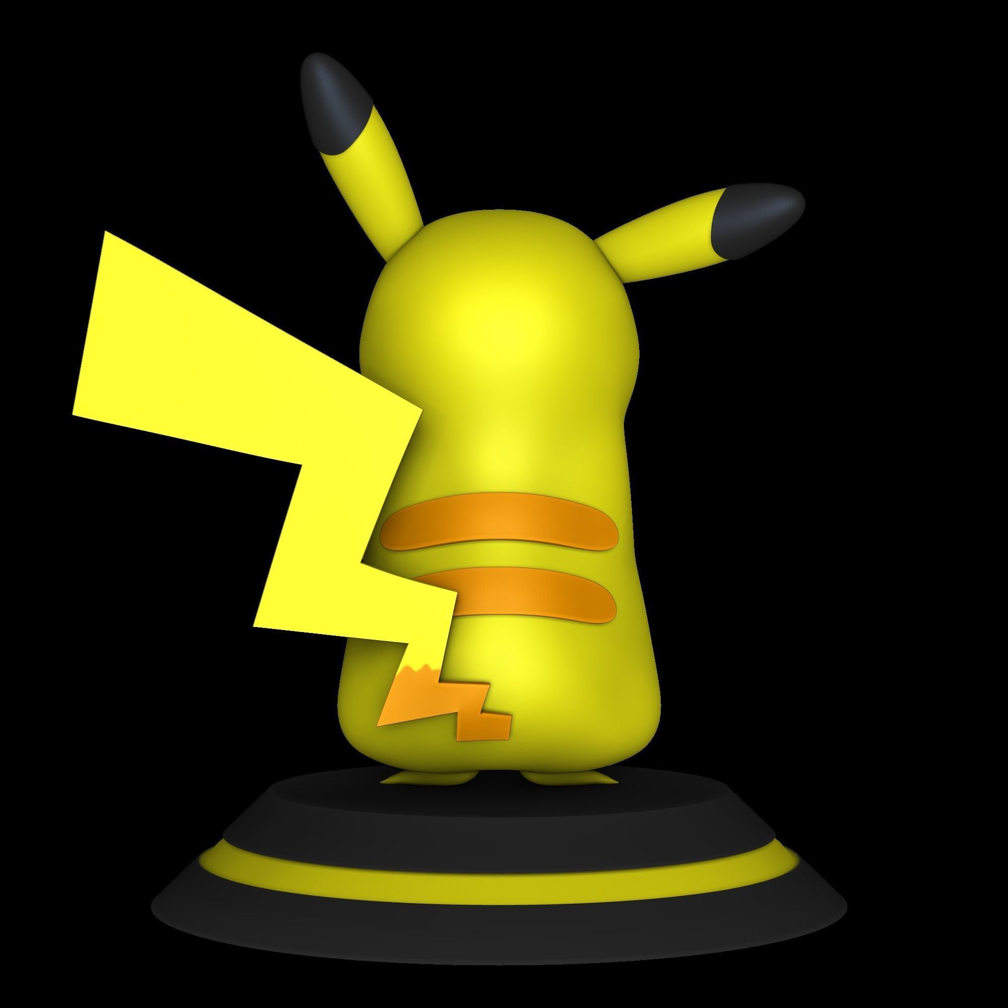 Pikachu - Pokemon 3D print model_8