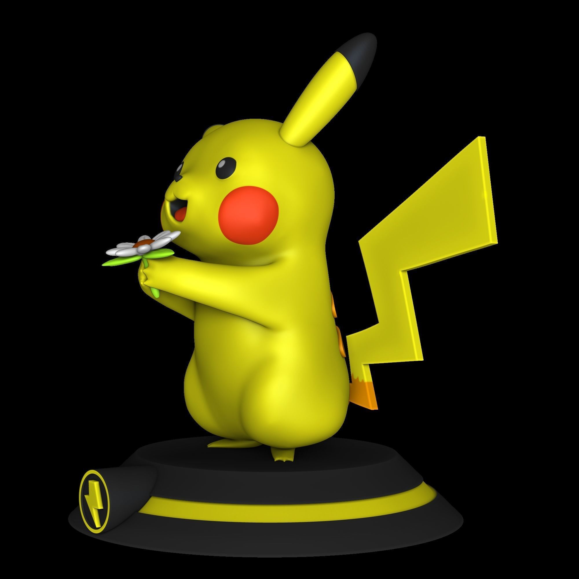 Pikachu - Pokemon 3D print model_4