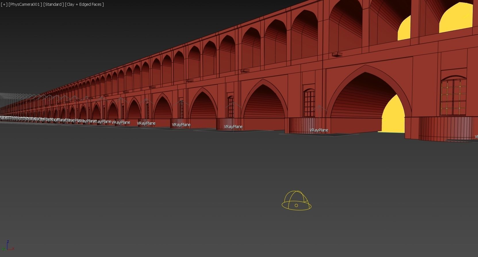 Thirty three bridges Isfahan Iran 3D model_1