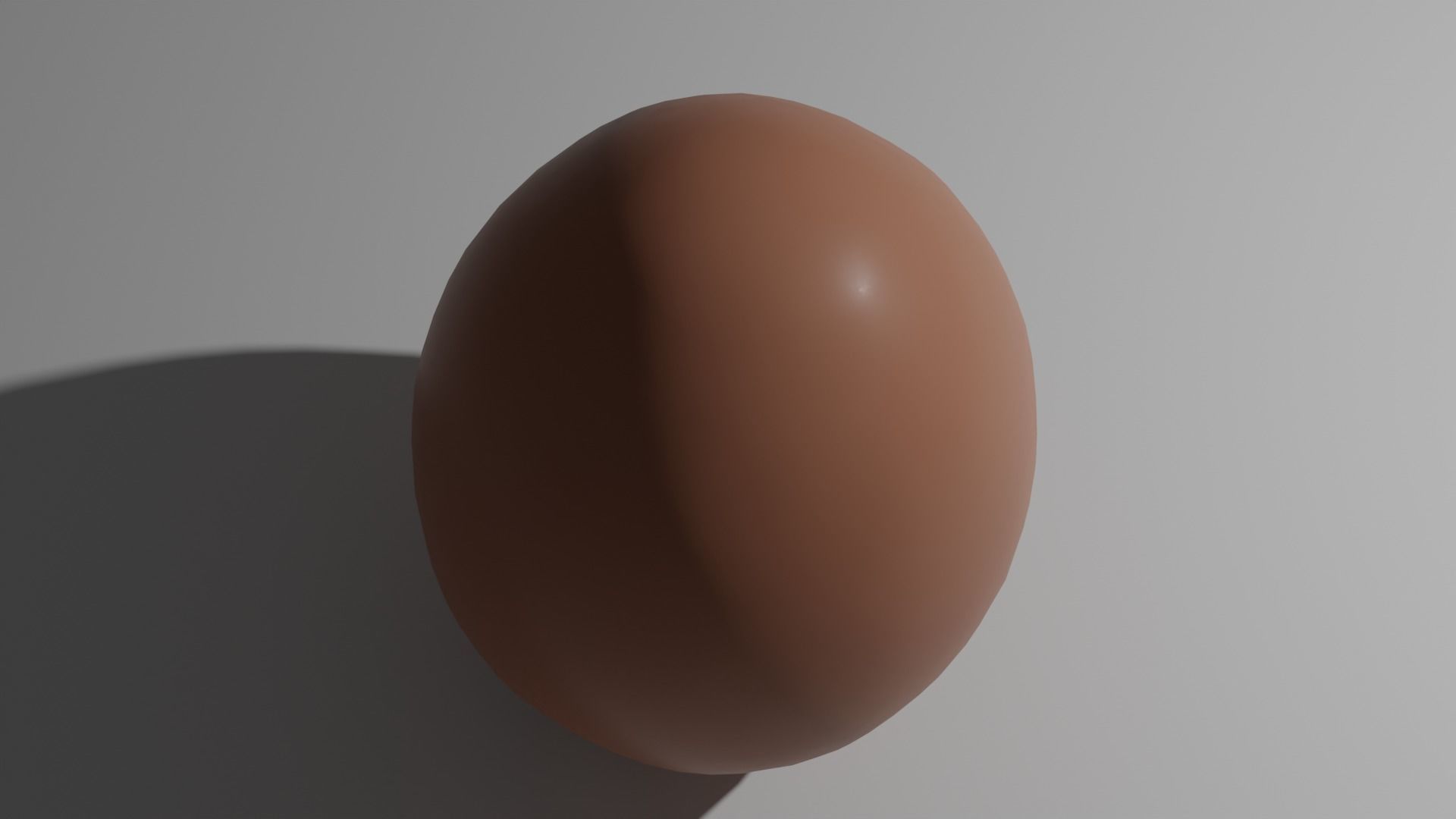 Chicken Egg Low-poly 3D model_2