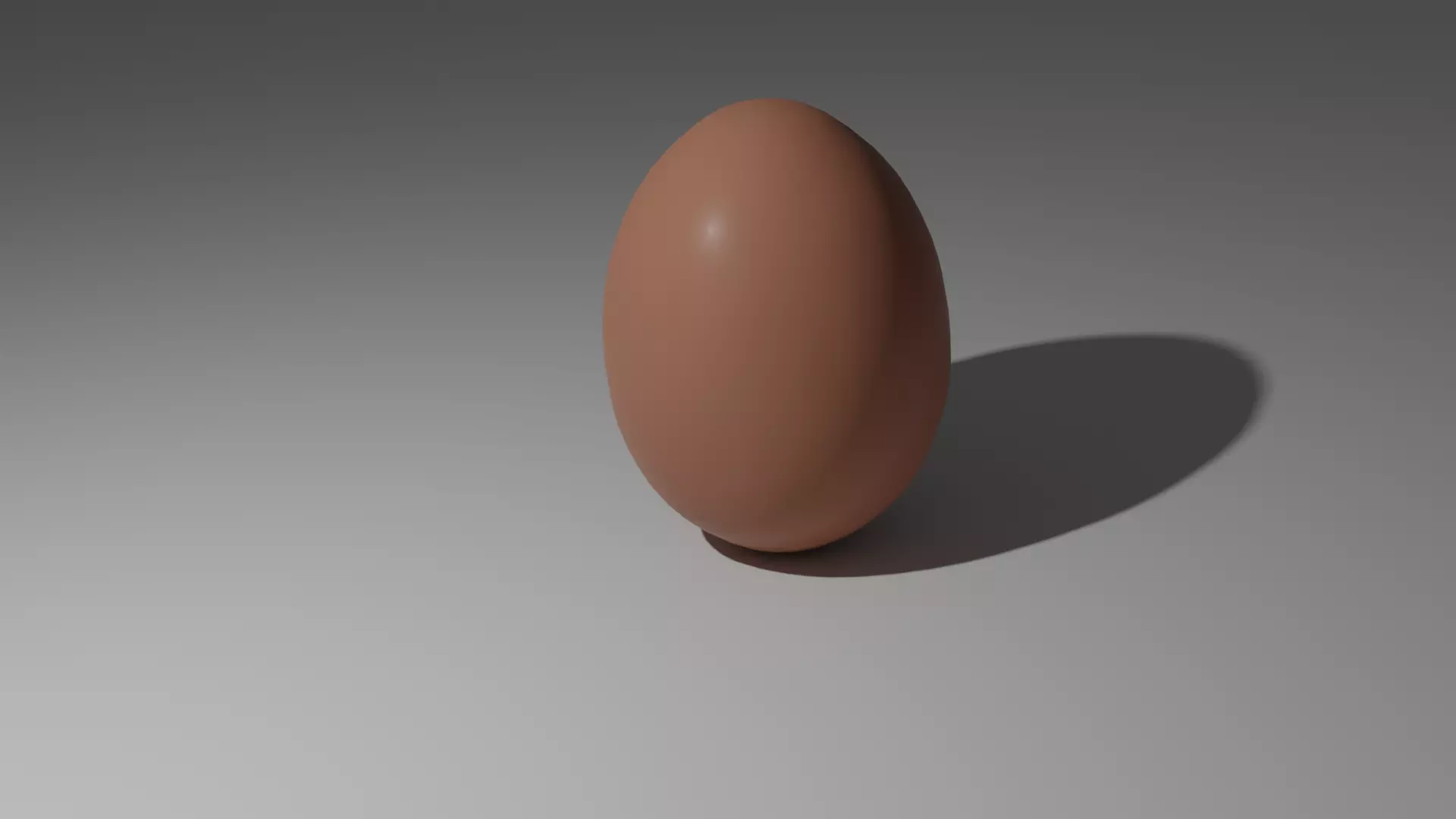 Chicken Egg Low-poly 3D model_0