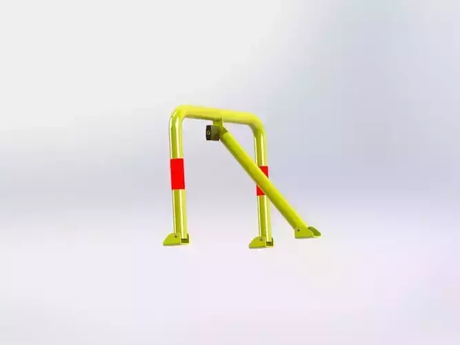 Parking Block Free 3D model