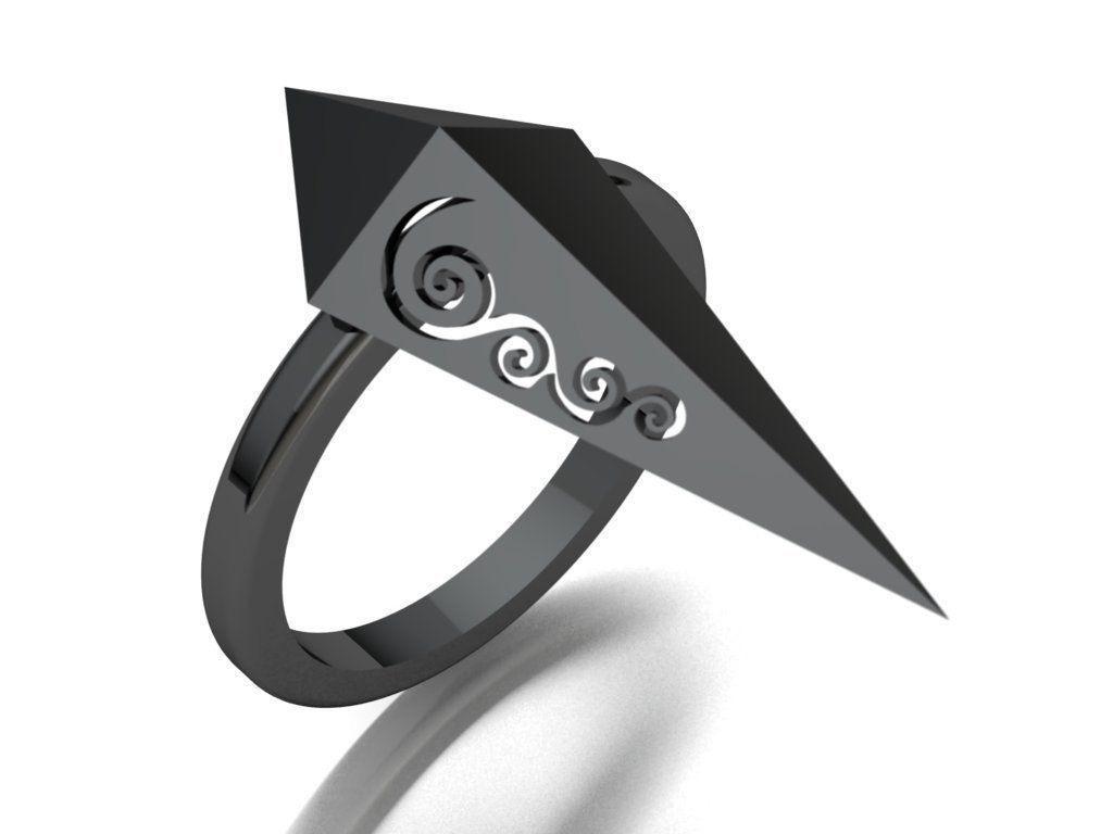 rhombic ring 3D print model_15