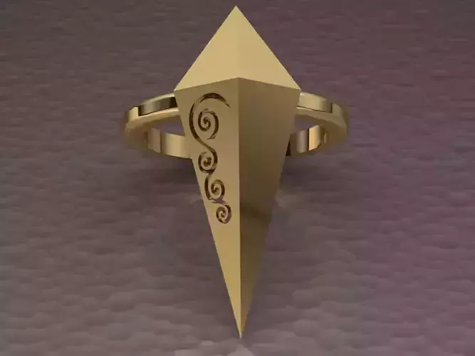 rhombic ring 3D print model
