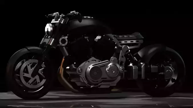 Confederate HellCat X132 high res Motorcycle Bike Model