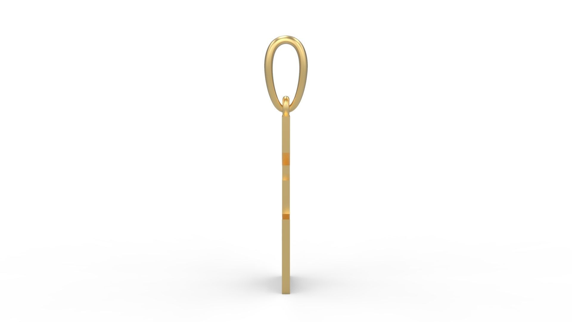 Initial Letters Pendant Monshter E 3D print model_2