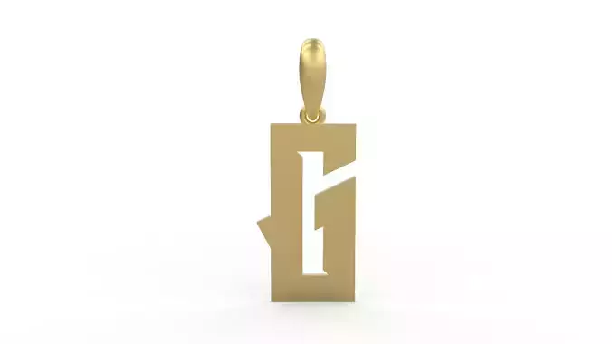 Initial Letters Pendant Monshter G