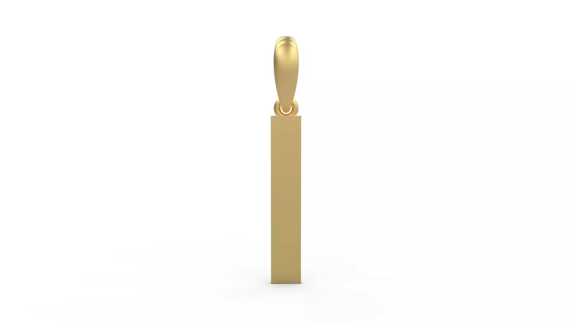 Initial Letters Pendant Monshter I 3D print model_0