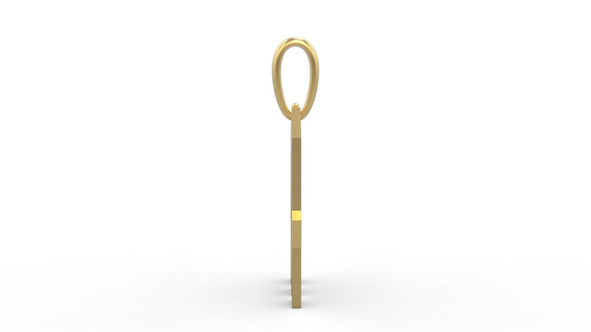 Initial Letters Pendant Monshter M 3D print model_2