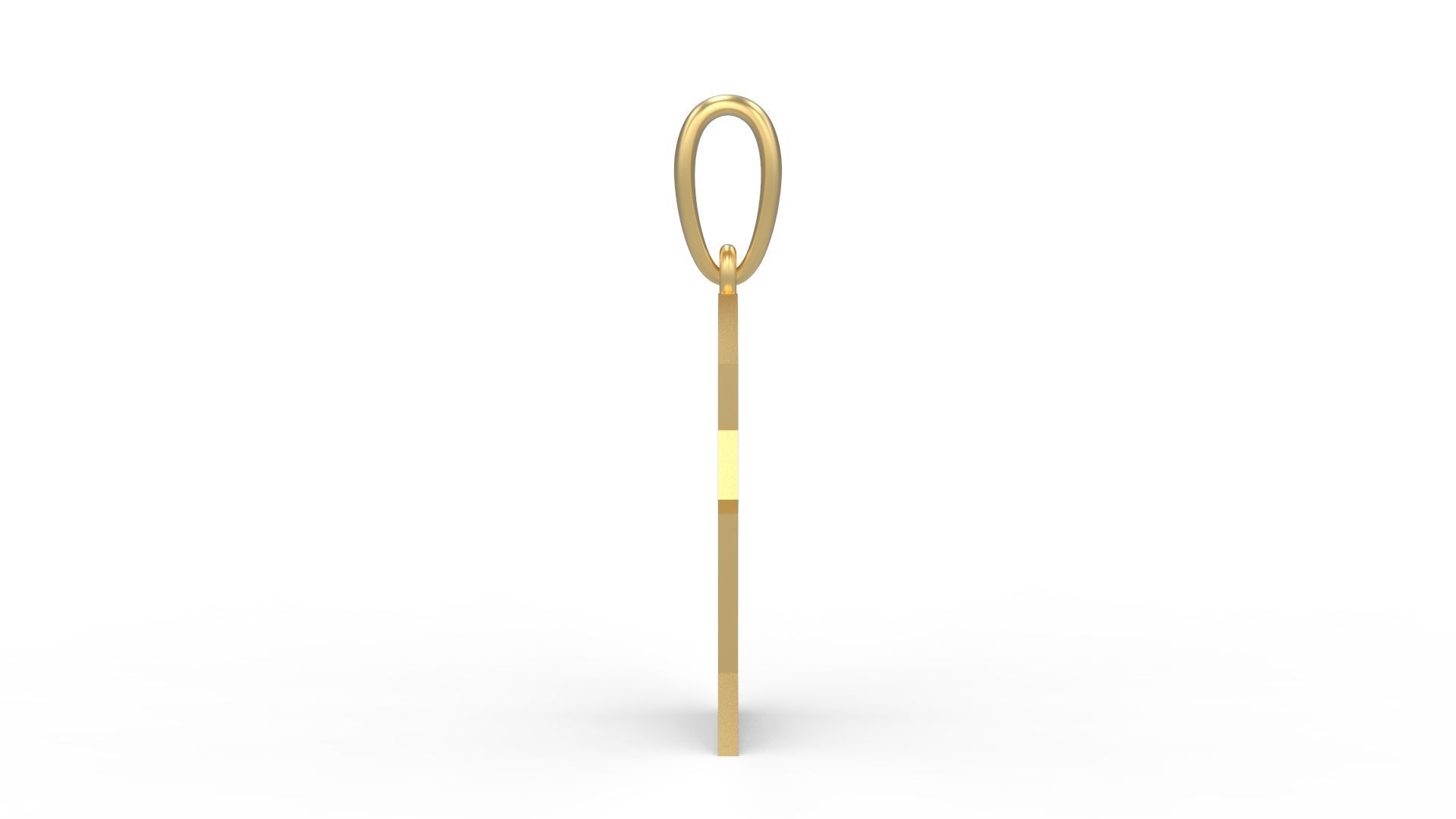 Initial Letters Pendant Monshter Q 3D print model_2