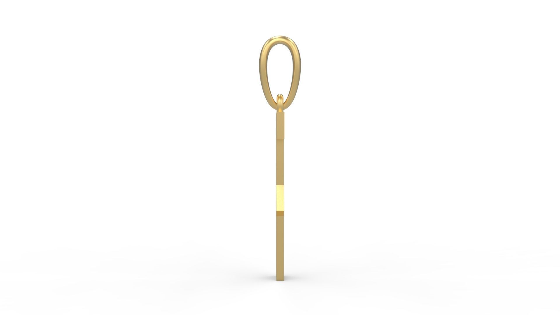 Initial Letters Pendant Monshter T 3D print model_2