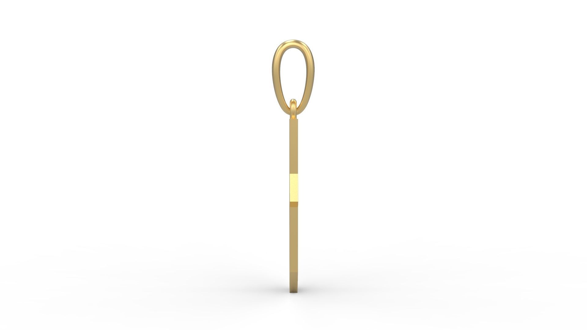 Initial Letters Pendant Monshter V 3D print model_2