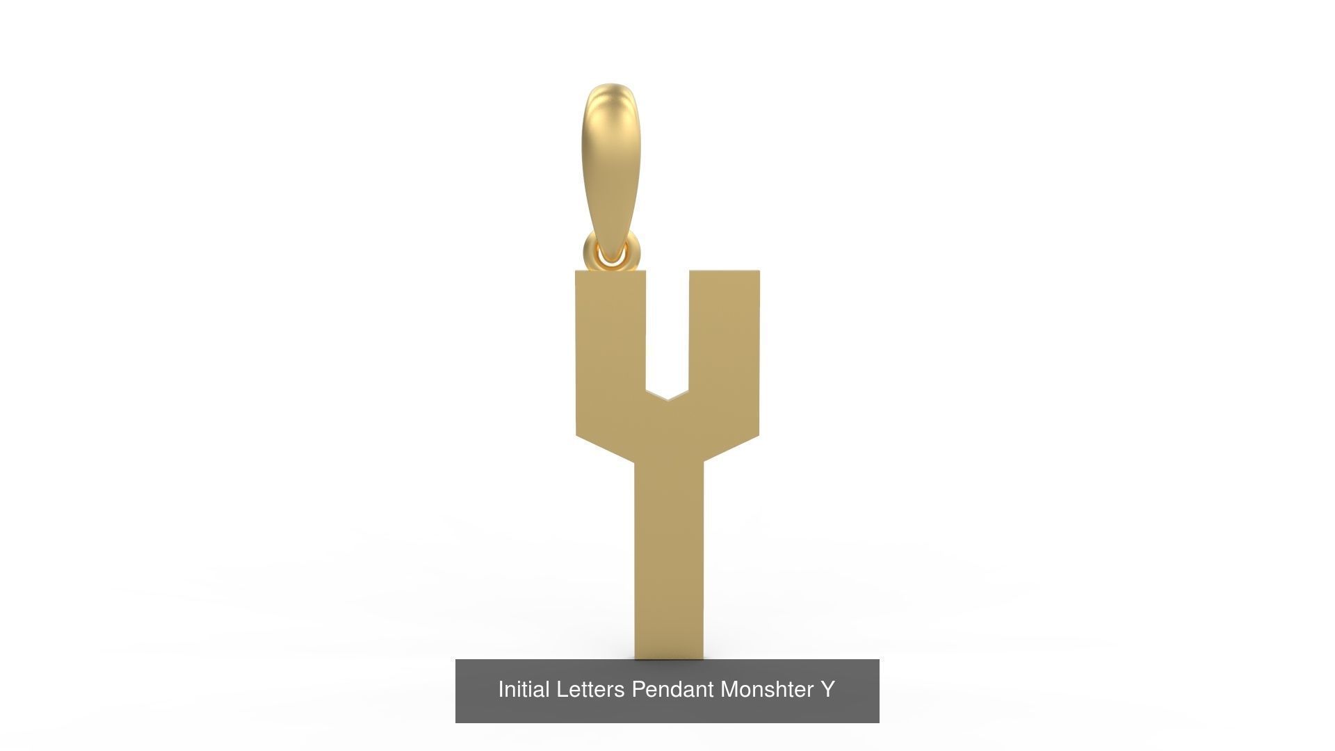 Initial Letters Pendant Alphabets Monshter 3D Model Collection_27