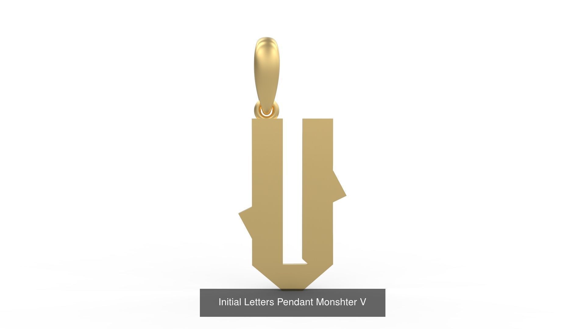 Initial Letters Pendant Alphabets Monshter 3D Model Collection_24