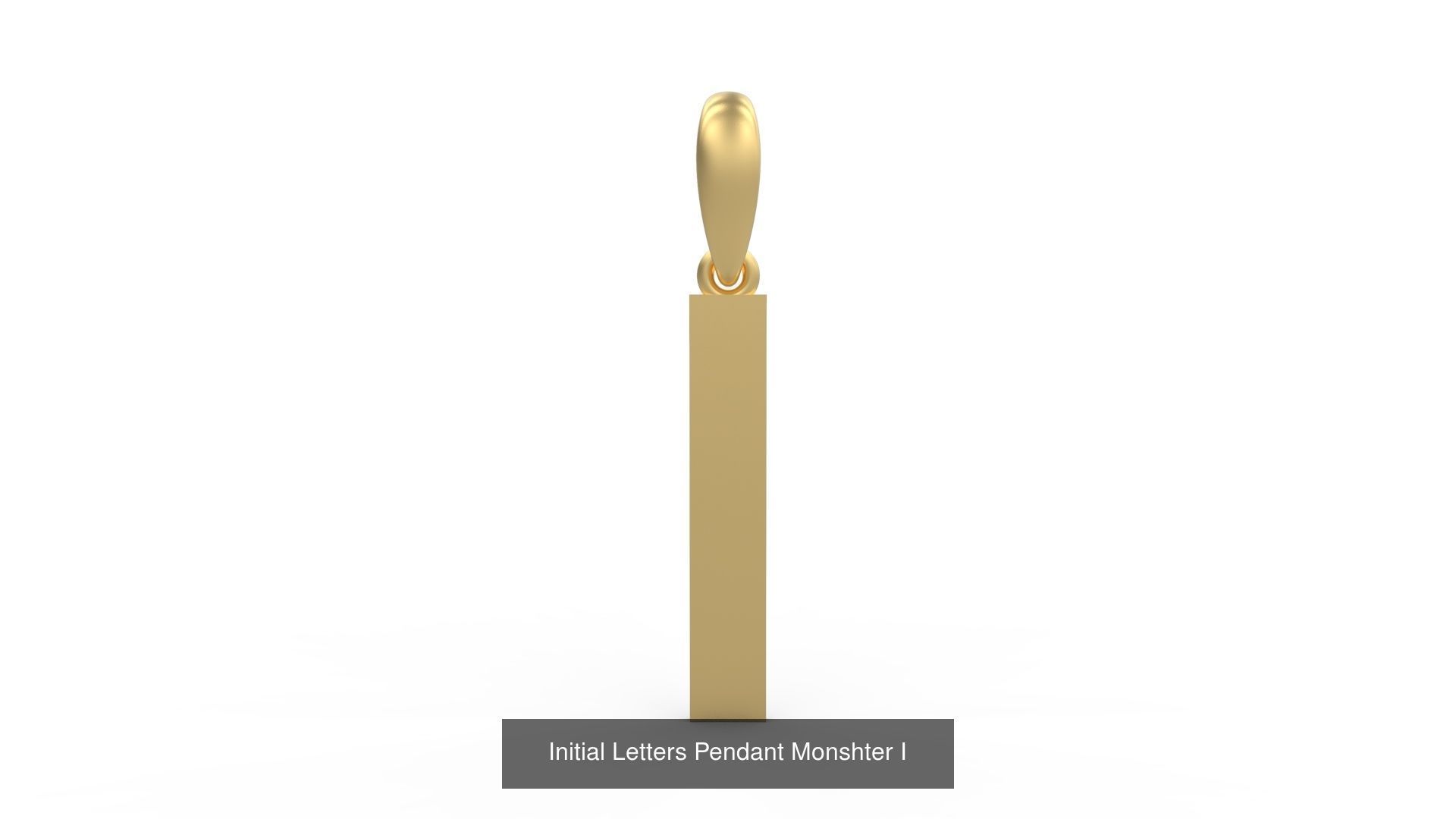 Initial Letters Pendant Alphabets Monshter 3D Model Collection_11