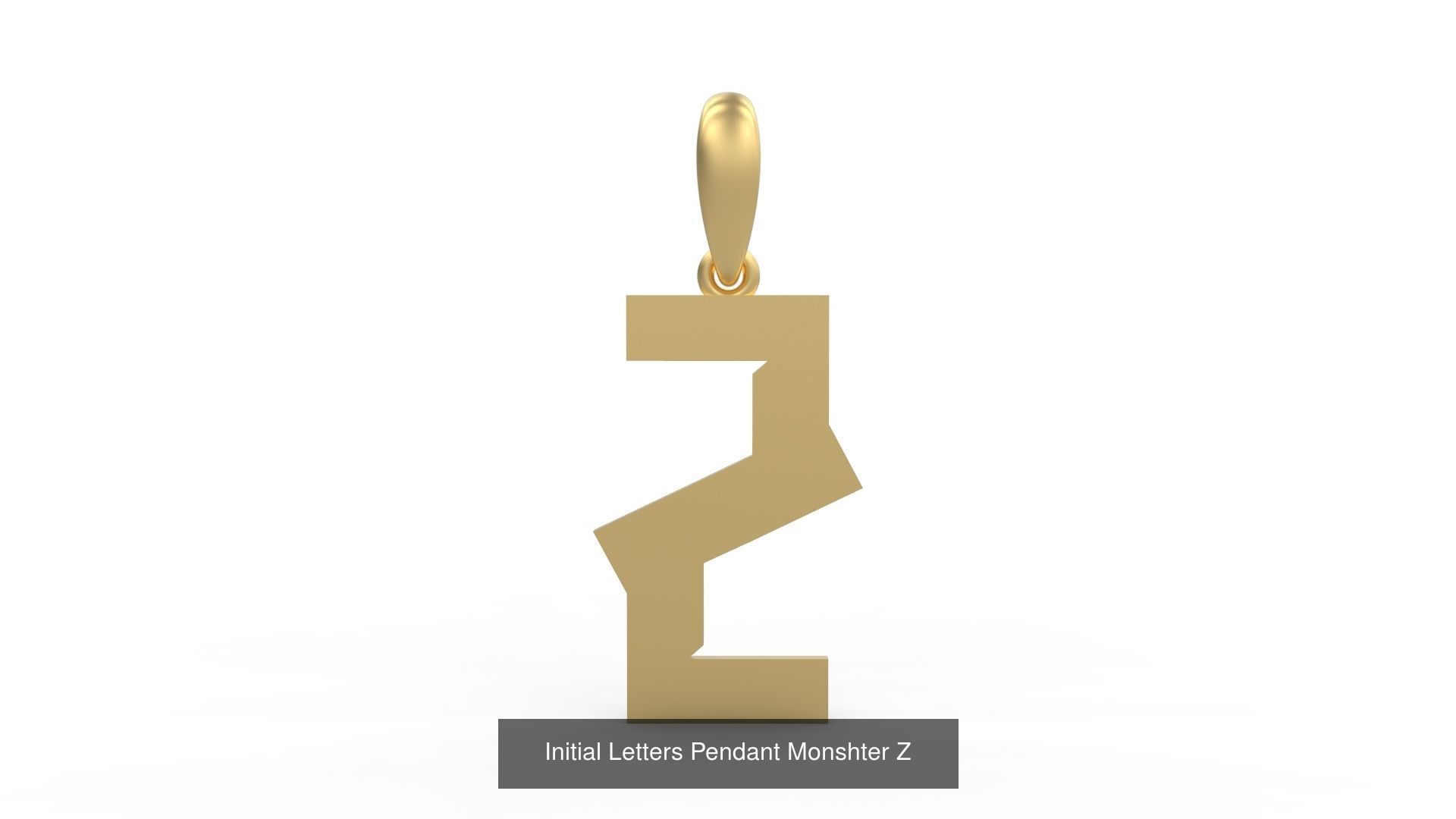 Initial Letters Pendant Alphabets Monshter 3D Model Collection_28