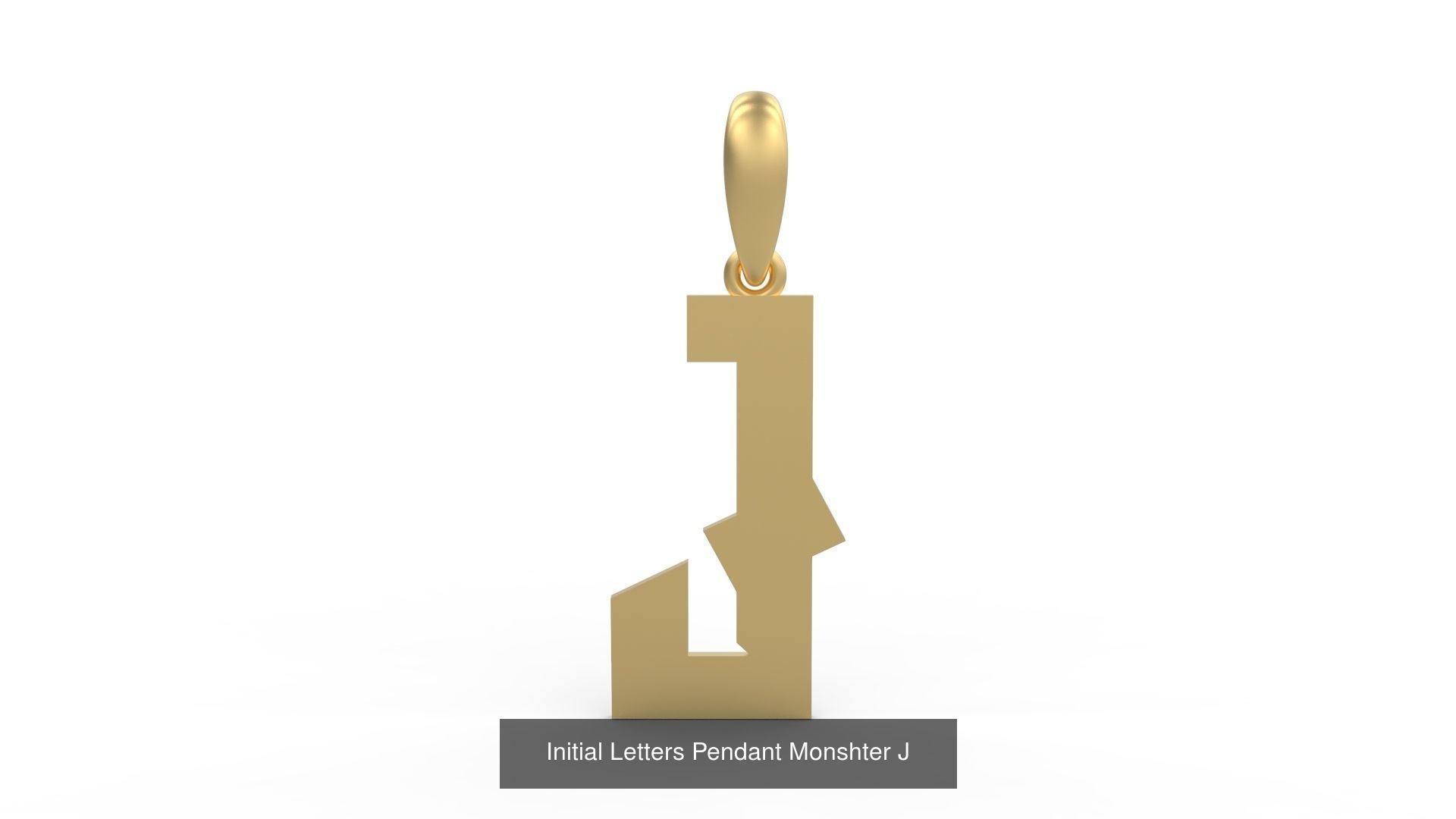 Initial Letters Pendant Alphabets Monshter 3D Model Collection_12