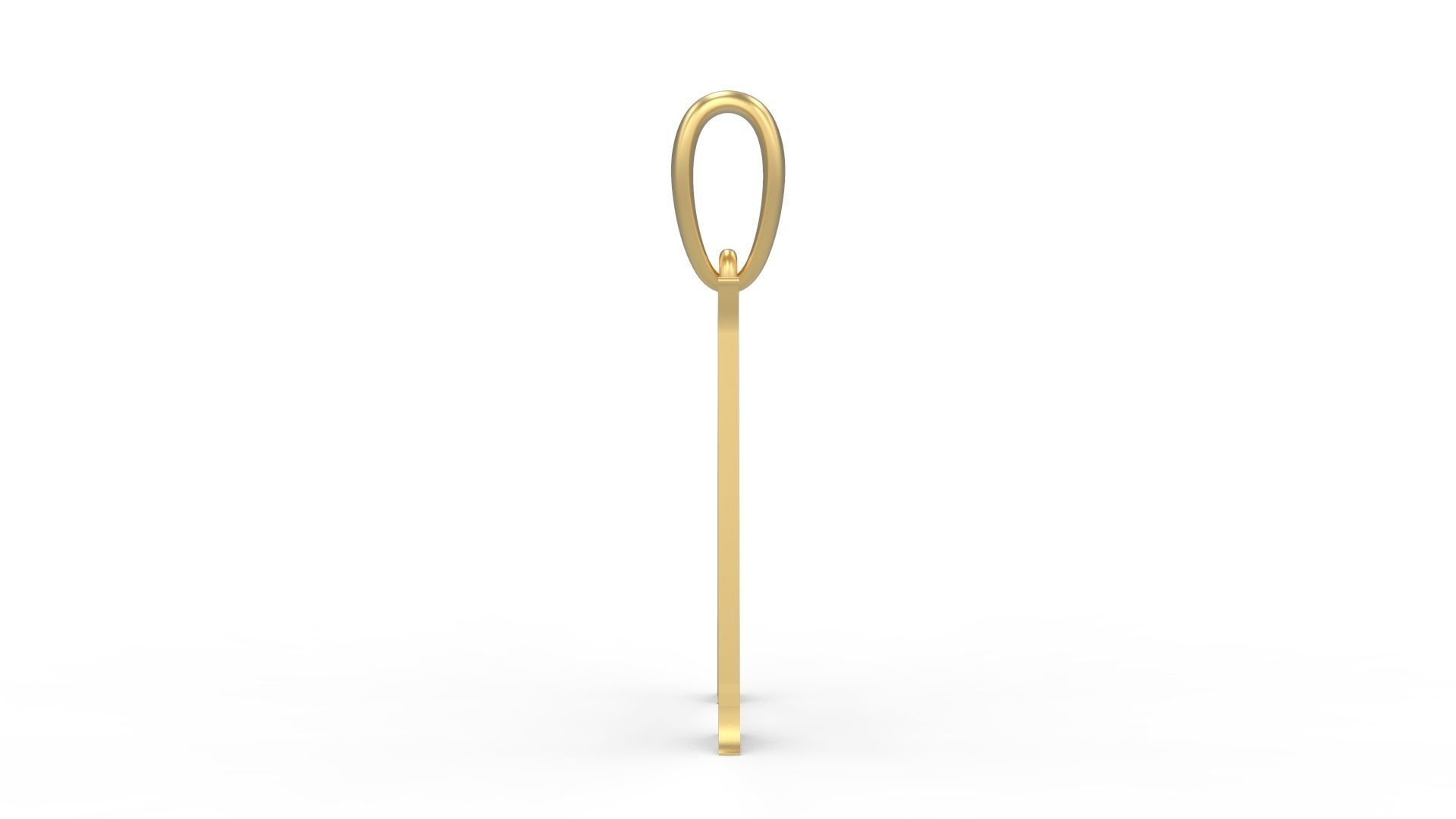 Initial Letters Pendant Morgana A 3D print model_2