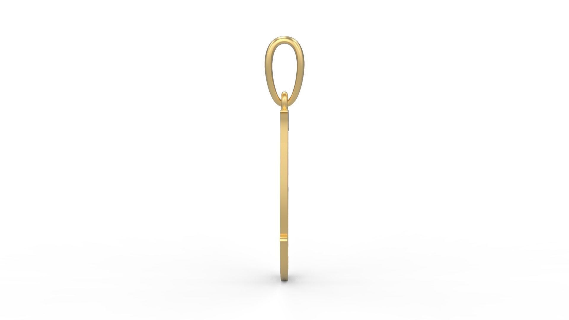 Initial Letters Pendant Morgana D 3D print model_2