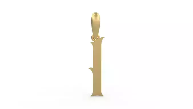 Initial Letters Pendant Morgana I 3D print model
