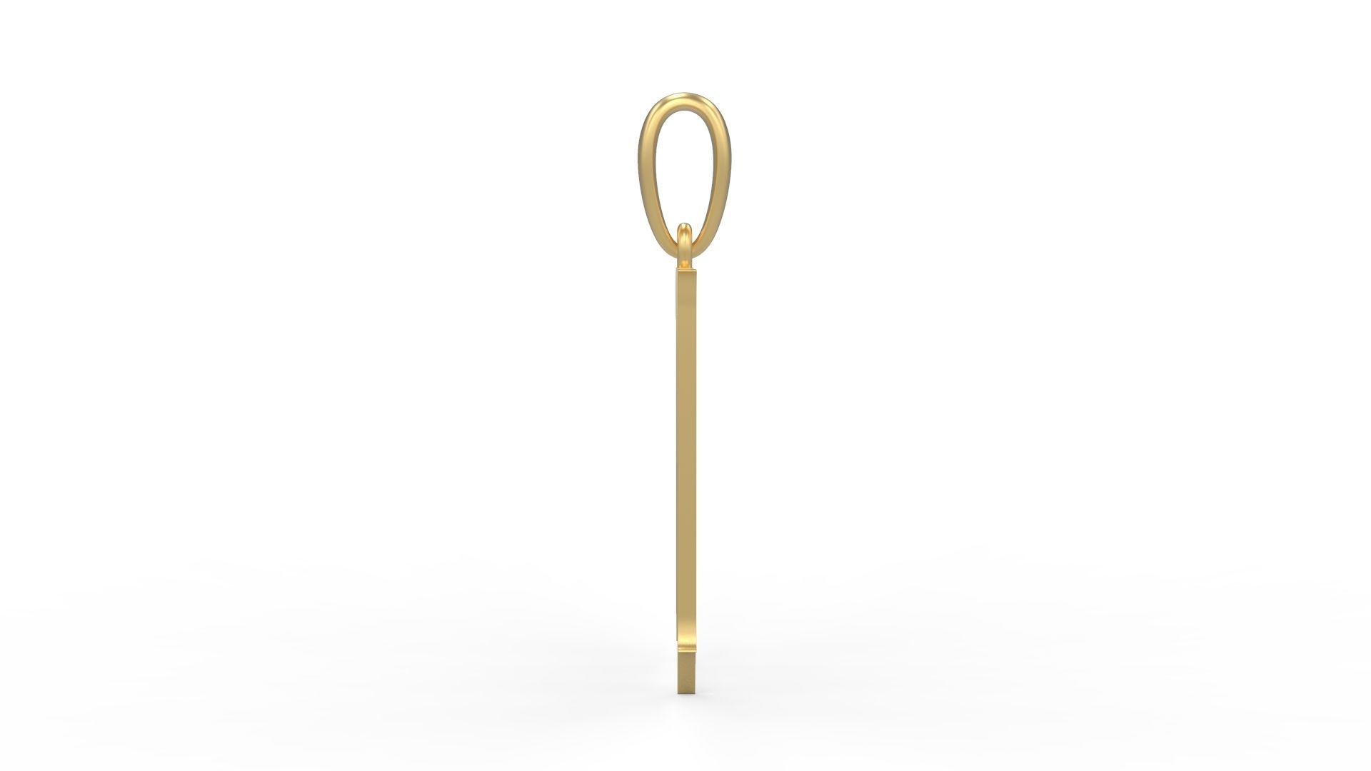 Initial Letters Pendant Morgana M 3D print model_2