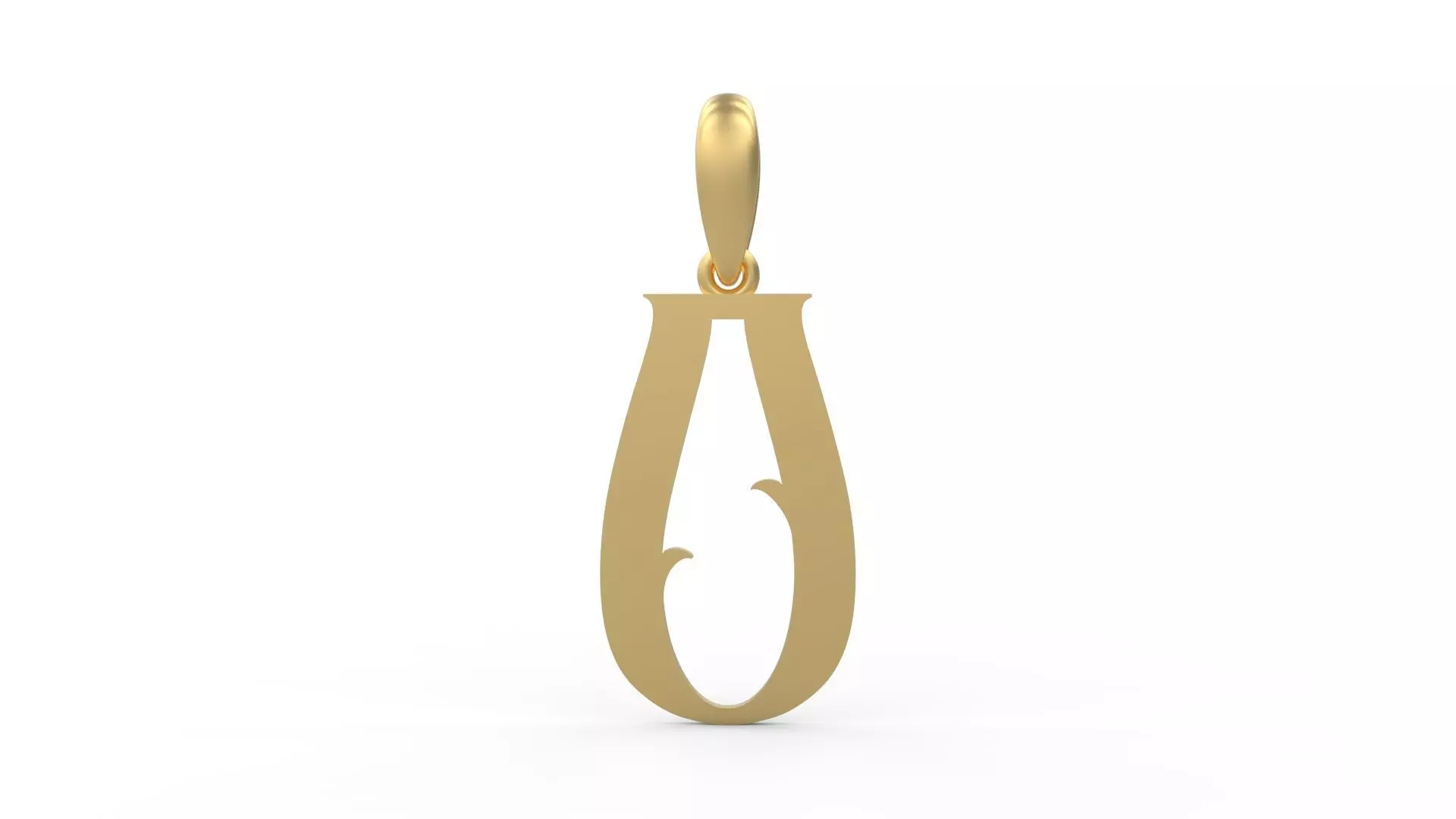 Initial Letters Pendant Morgana O 3D print model