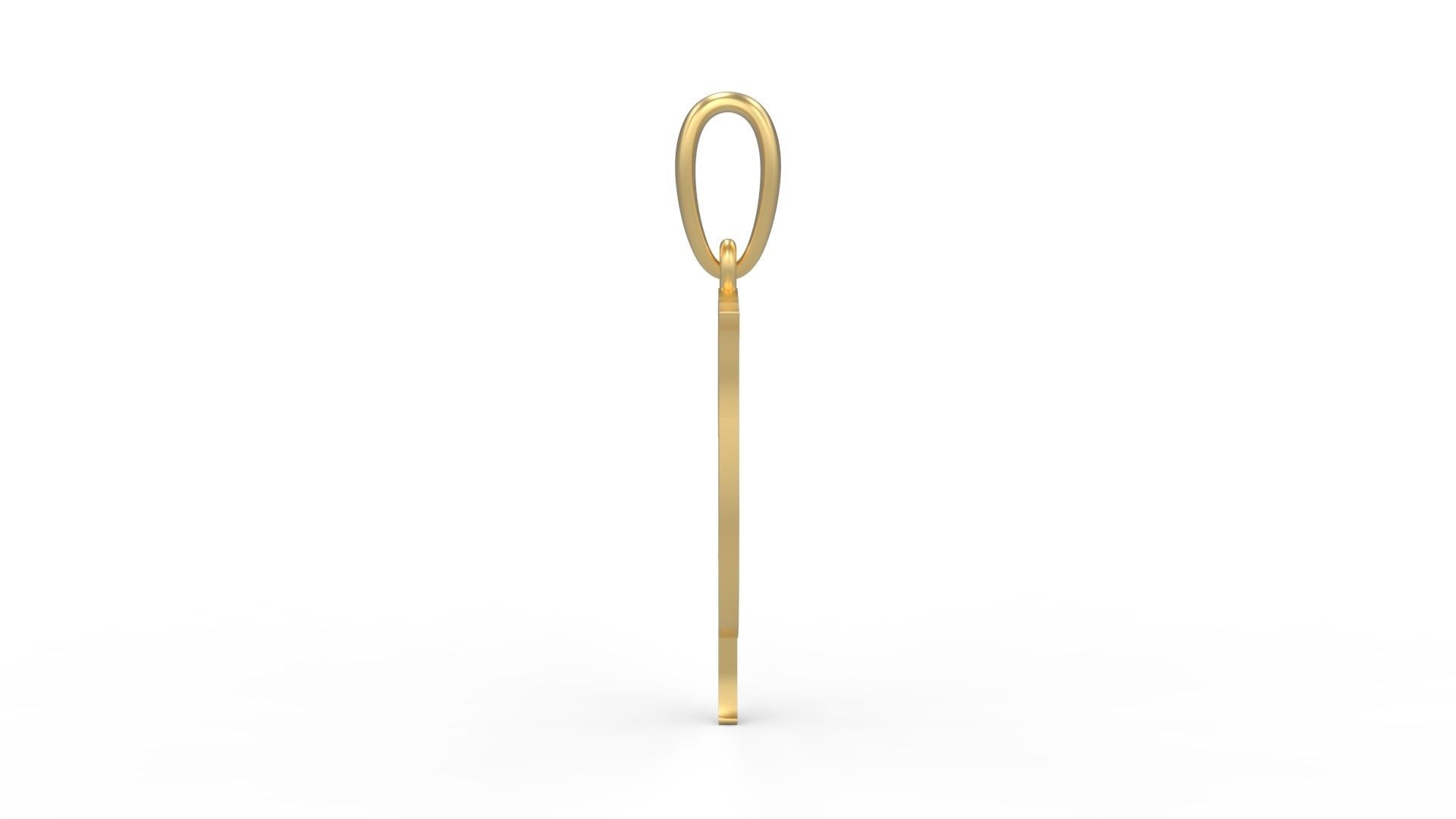 Initial Letters Pendant Morgana P 3D print model_2