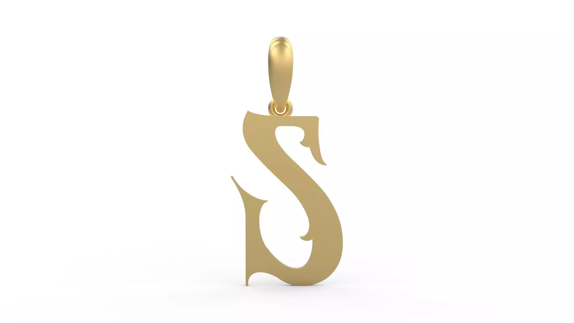 Initial Letters Pendant Morgana S 3D print model