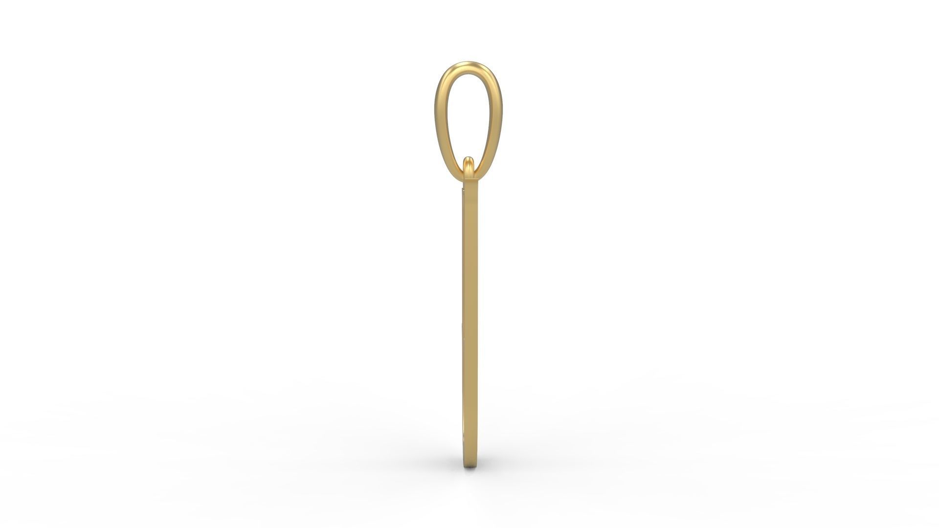 Initial Letters Pendant Morgana U 3D print model_2