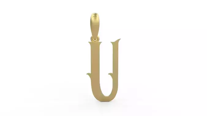 Initial Letters Pendant Morgana U