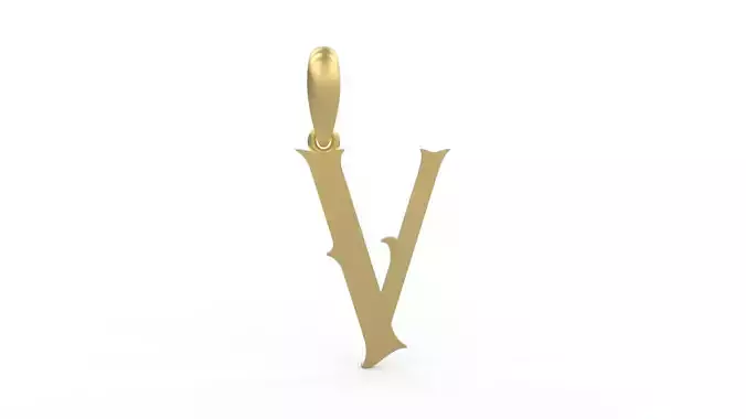 Initial Letters Pendant Morgana V
