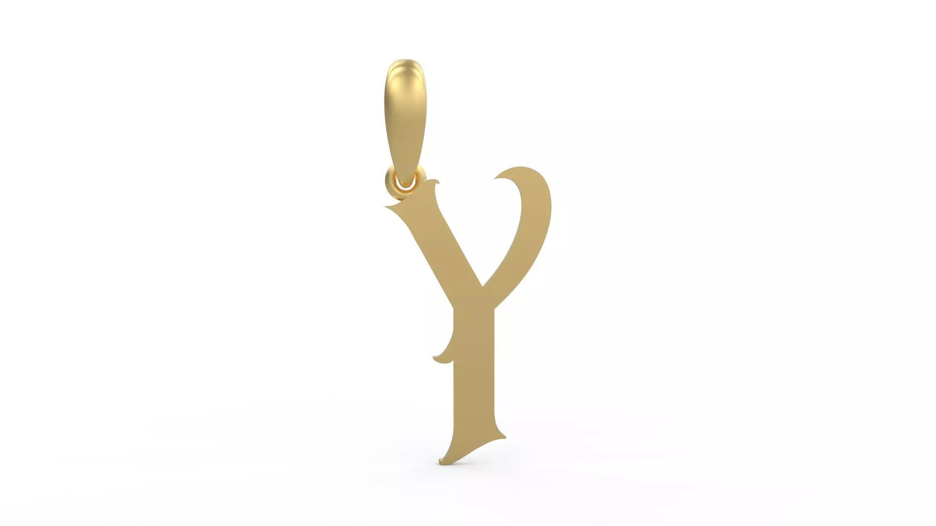 Initial Letters Pendant Morgana Y 3D print model