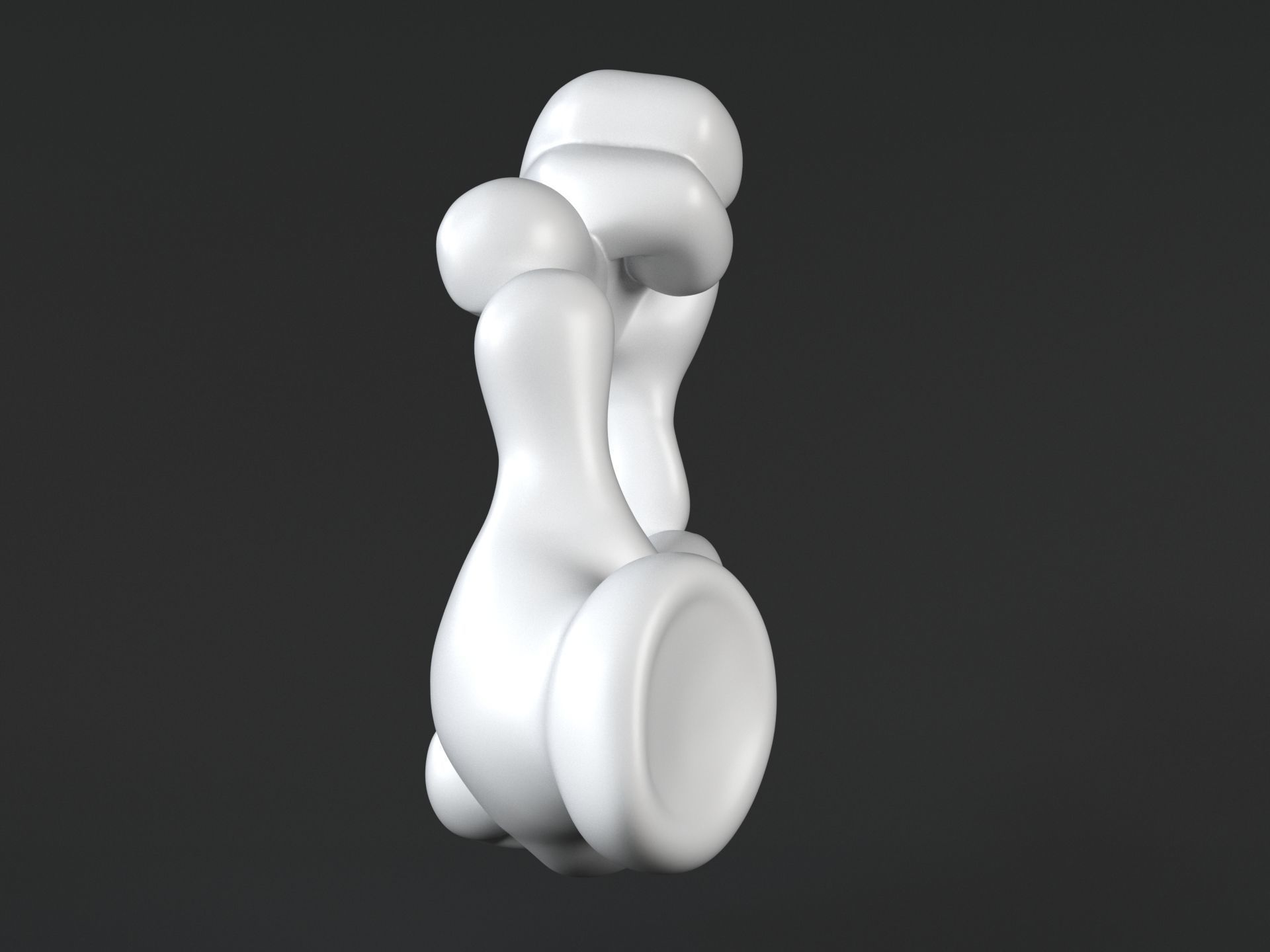 Hand Mickey Frame 3D print model_4