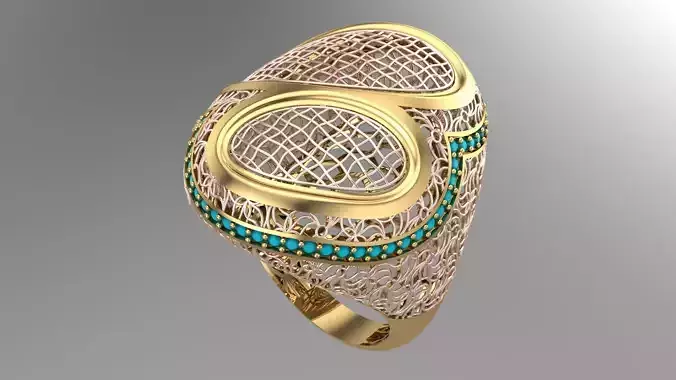 SINGLE ROW STONE RING COLLECTION -R07-