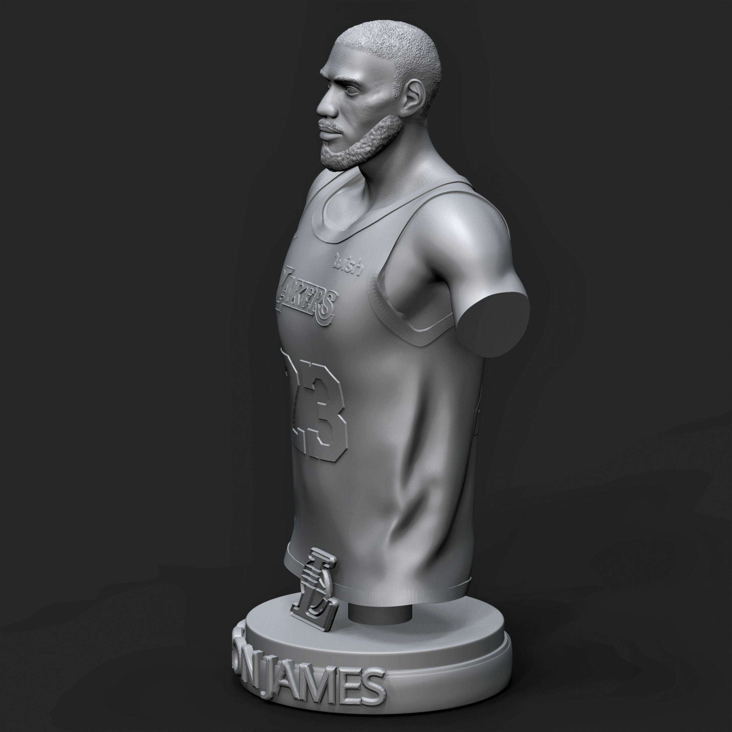 LeBron James 3D Printable 1 3D print model_5