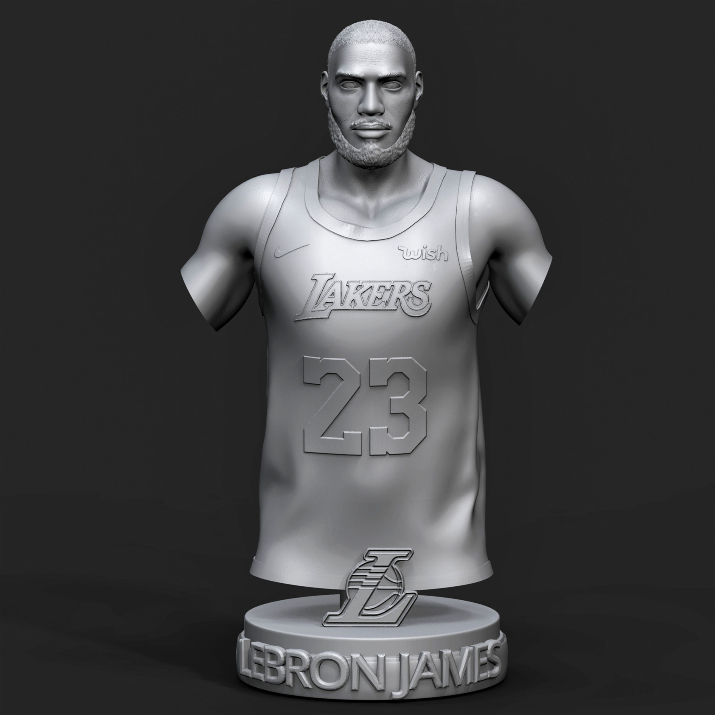 LeBron James 3D Printable 1 3D print model_3