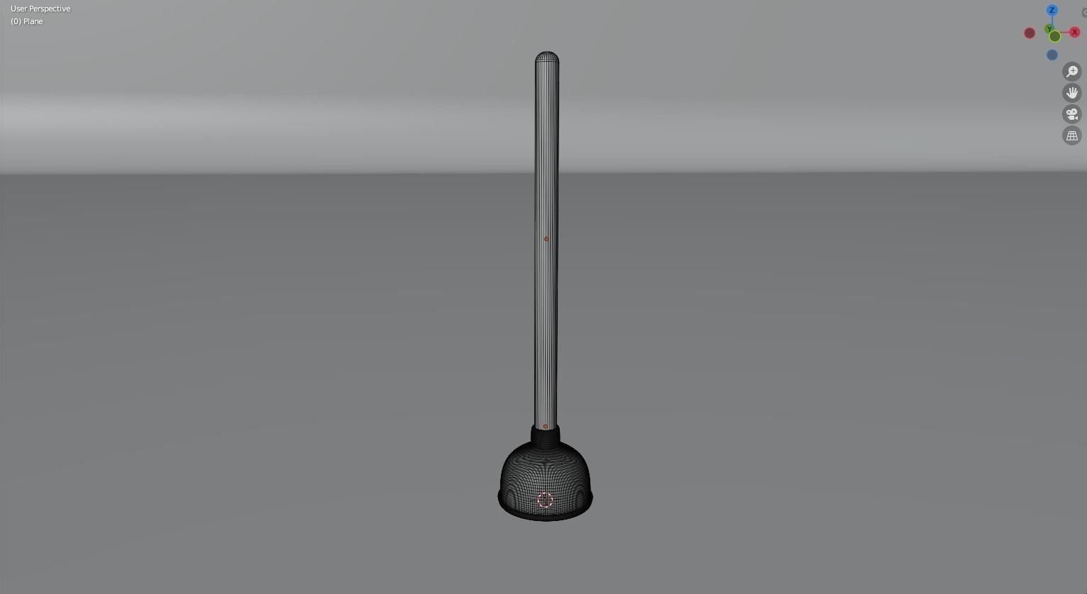 Sink and Toilet Plunger 3D Model 3D model_9