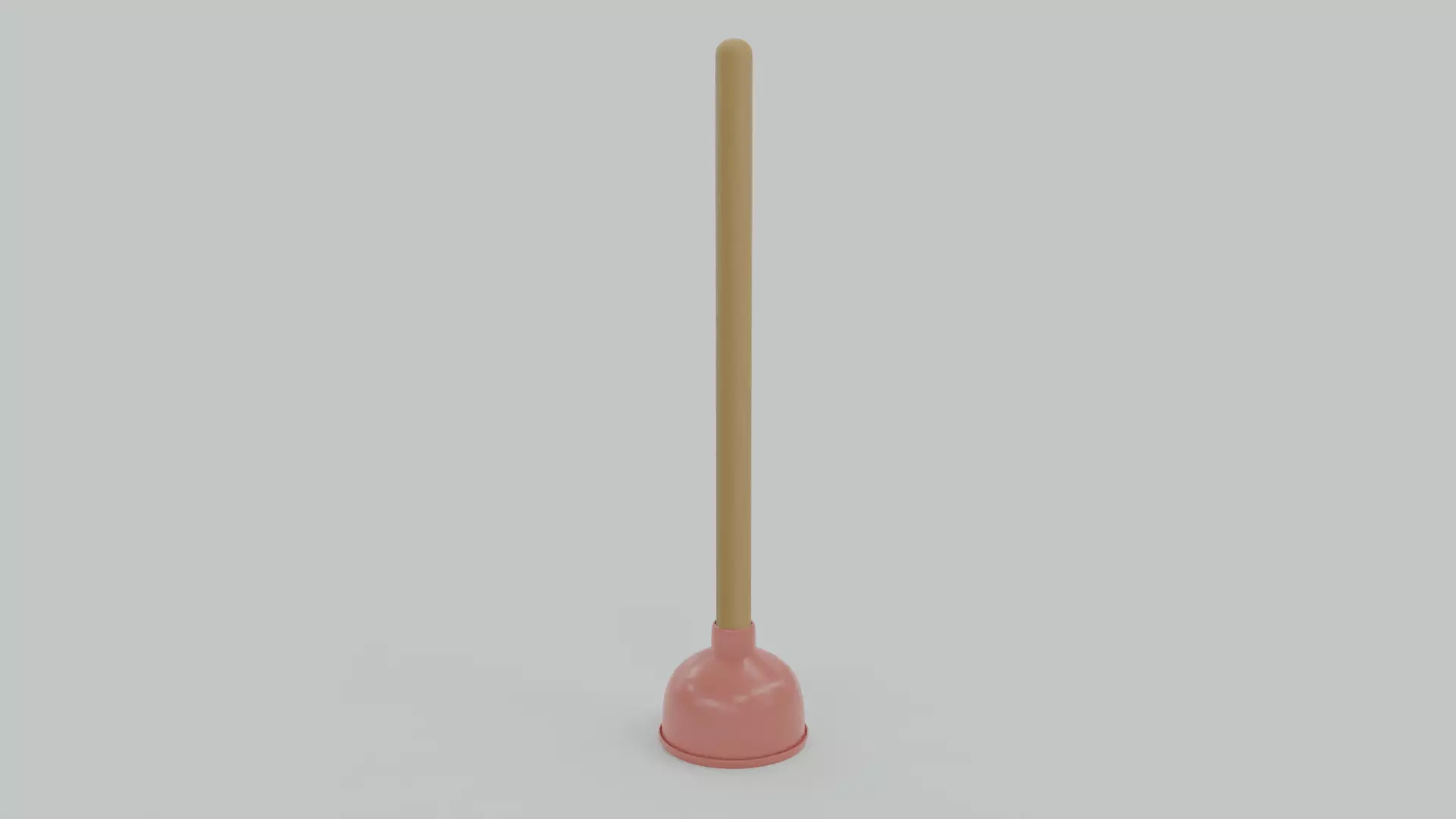 Sink and Toilet Plunger 3D Model 3D model_0