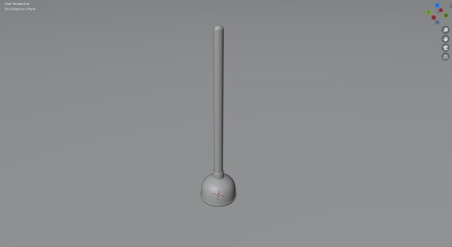 Sink and Toilet Plunger 3D Model 3D model_8