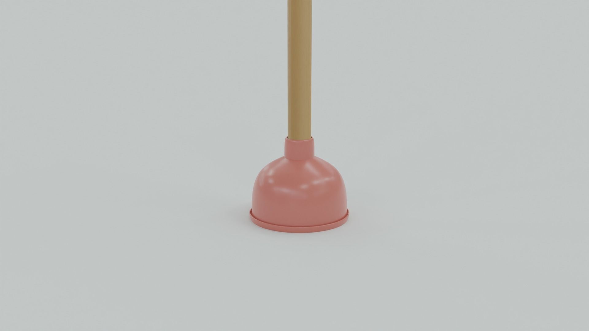 Sink and Toilet Plunger 3D Model 3D model_4