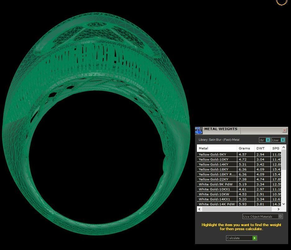 SINGLE ROW STONE RING COLLECTION -R16- 3D print model_14