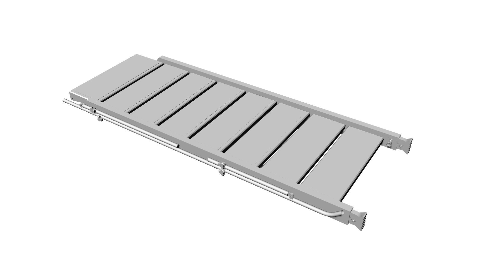 Articulated Military Vehicle Boarding Ladder  3D model_10