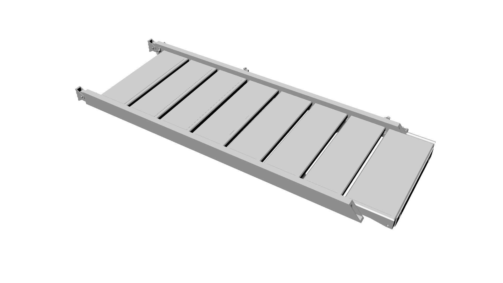 Articulated Military Vehicle Boarding Ladder  3D model_12