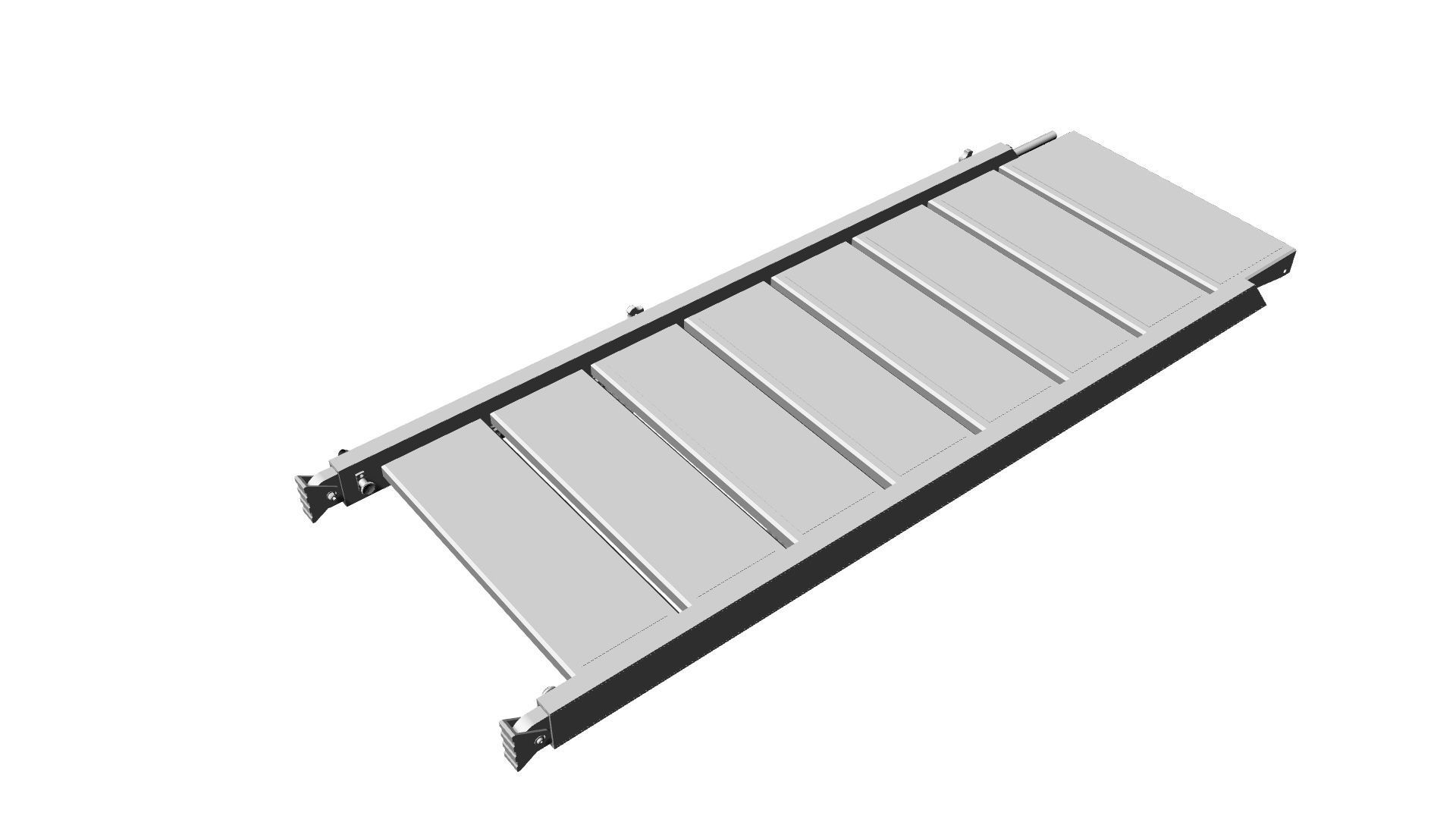 Articulated Military Vehicle Boarding Ladder  3D model_13