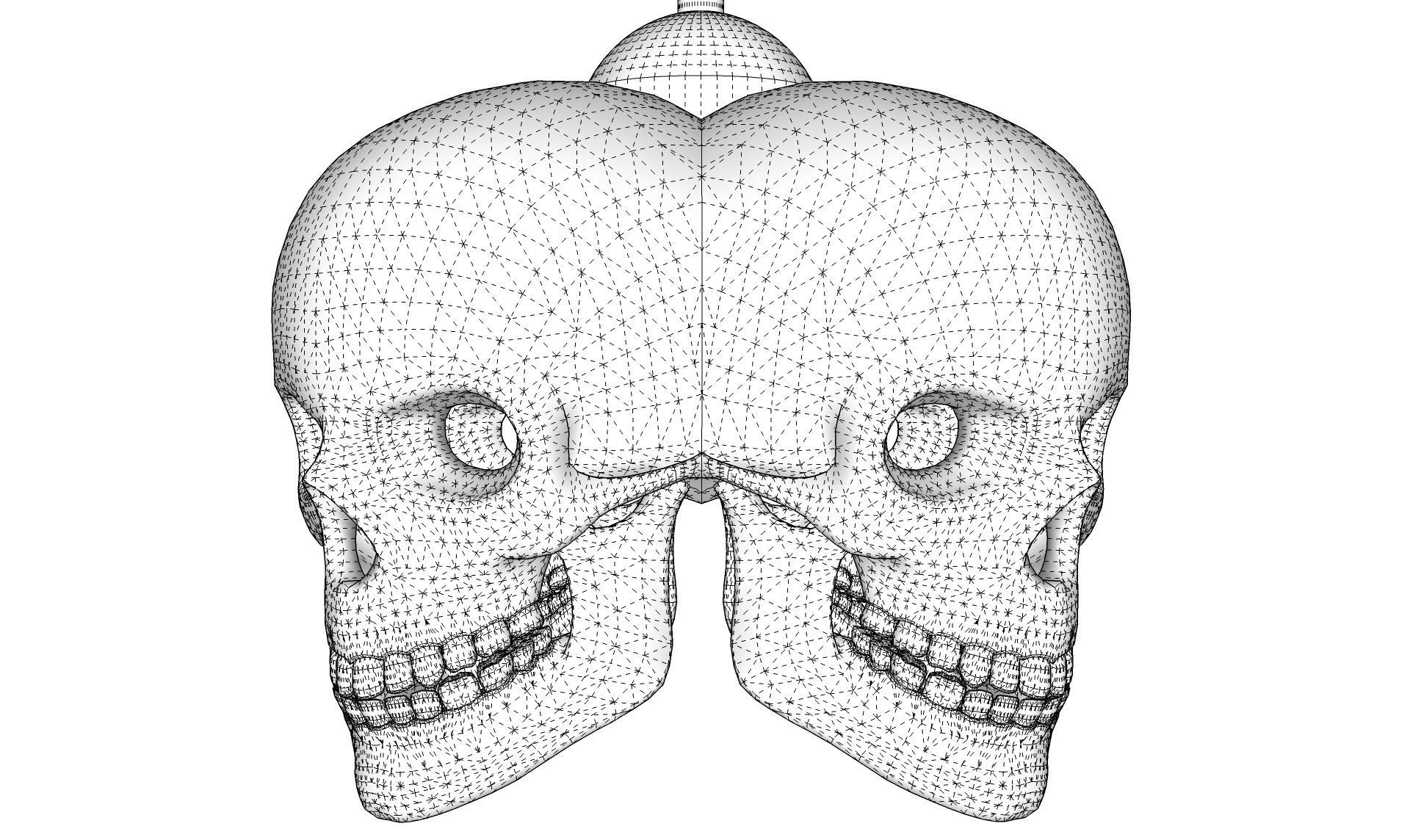 Skull Lamp 3D model_12