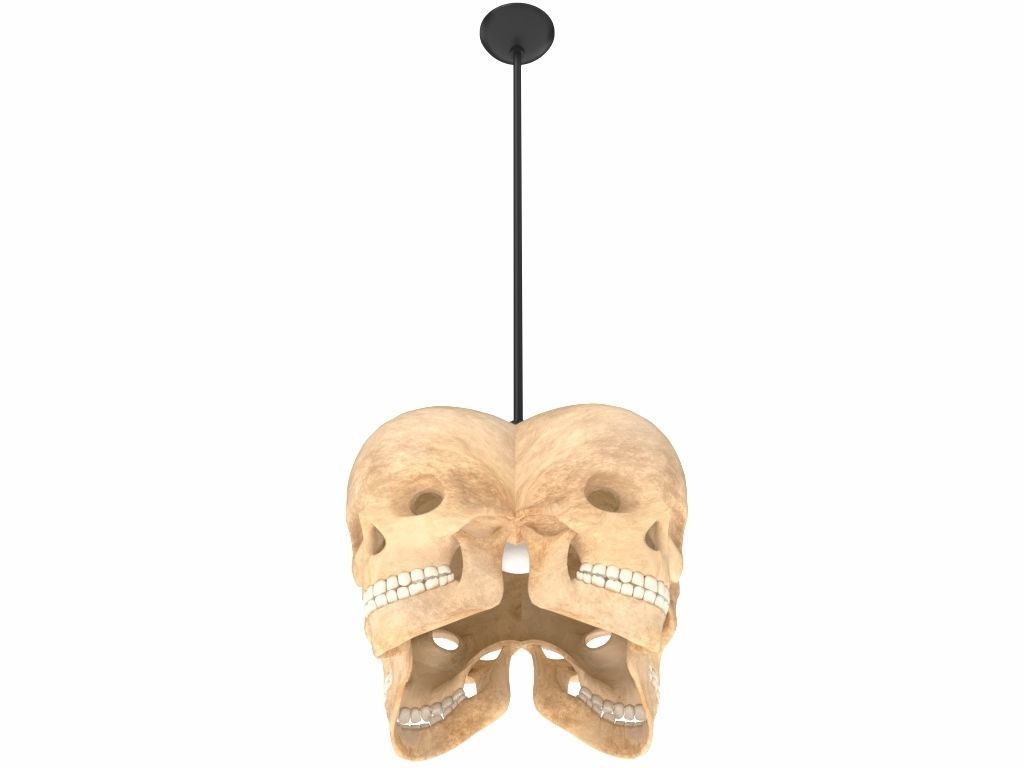 Skull Lamp 3D model_8