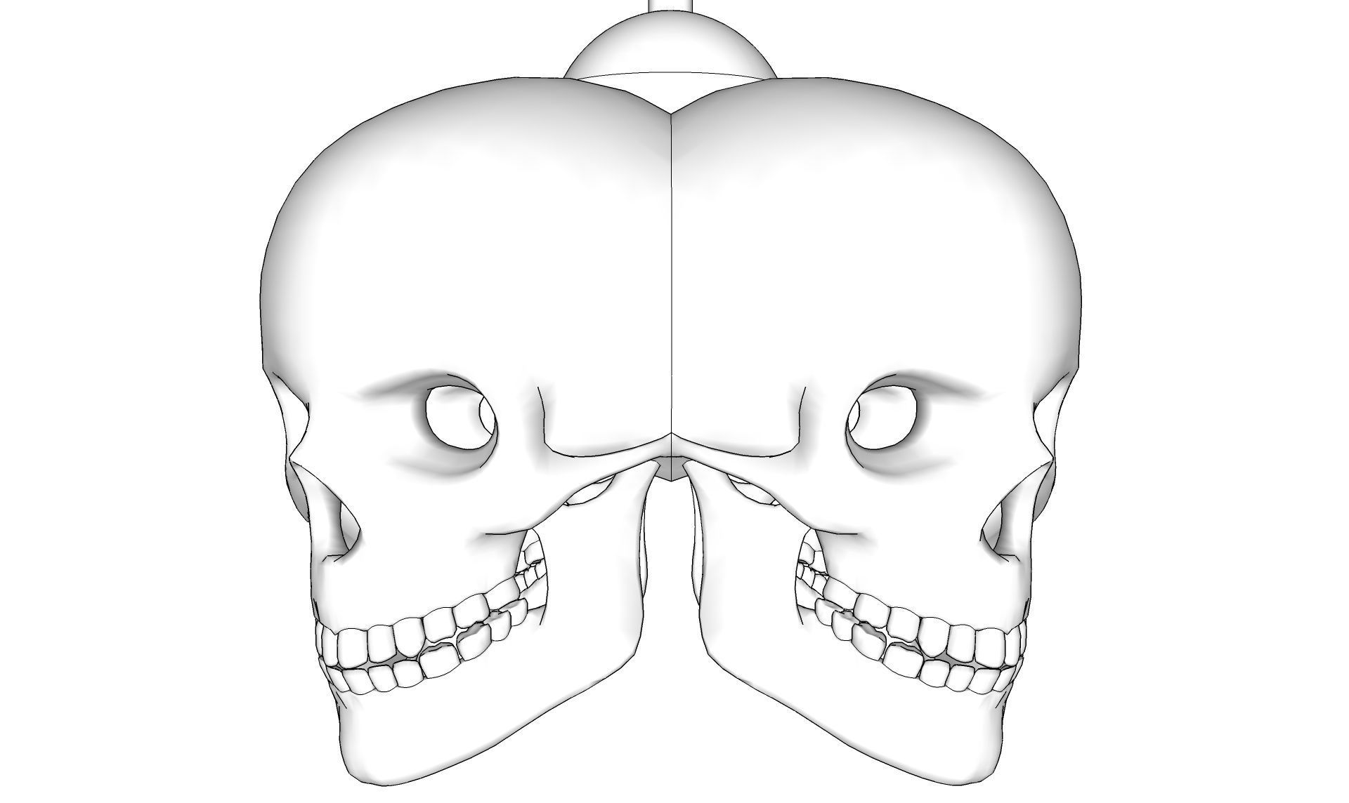 Skull Lamp 3D model_11