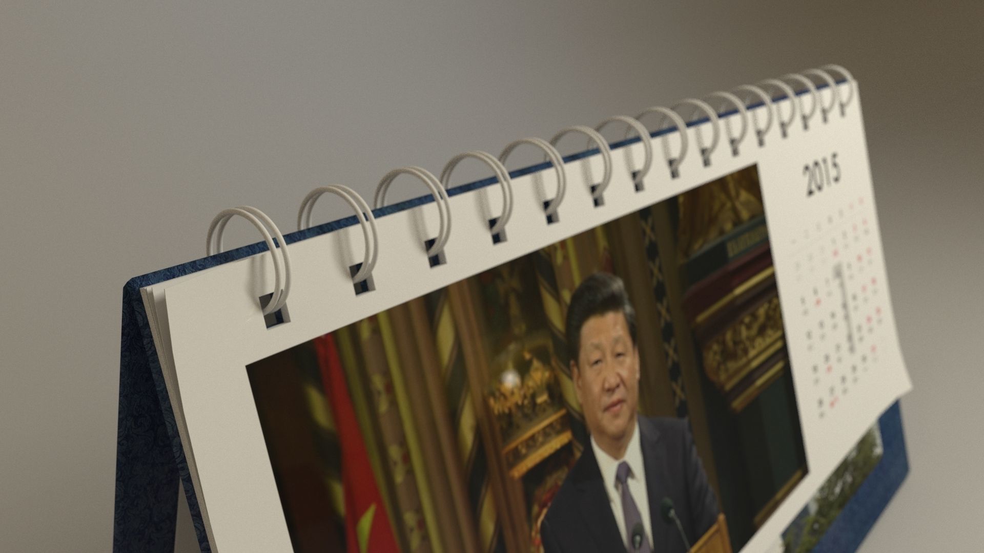 Calendar calendar calendar calendar model and lifelike 3D model_1